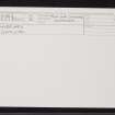 Inverlael, NH18NE 5, Ordnance Survey index card, Recto