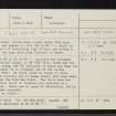 Inverlael, NH18NE 6, Ordnance Survey index card, page number 1, Recto