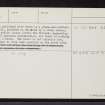 Leckmelm, NH19SE 1, Ordnance Survey index card, page number 2, Verso