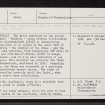 An Abait, Dalchreichart, NH21SE 2, Ordnance Survey index card, Recto