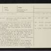 Upperton, NH33SE 1, Ordnance Survey index card, page number 1, Recto