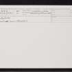 Boblainy, NH43NE 2, Ordnance Survey index card, Recto