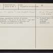 Polmaily, Clach-Na-H-Aorin, NH43SE 5, Ordnance Survey index card, Recto