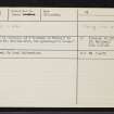 Farley, NH44NE 1, Ordnance Survey index card, Recto