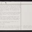 Dun A' Chliabhain, NH44NE 6, Ordnance Survey index card, page number 2, Verso