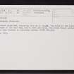 Broallan, NH44NE 22, Ordnance Survey index card, Recto