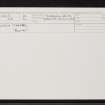 Clach Tarrail, NH44SE 2, Ordnance Survey index card, Recto