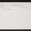Bruiach, NH44SE 3, Ordnance Survey index card, Recto