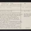 Bruiach, NH44SE 3, Ordnance Survey index card, page number 1, Recto