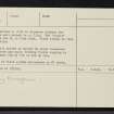Aigas, NH44SE 4, Ordnance Survey index card, page number 3, Recto