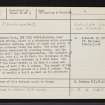 Eskadale Wood, NH44SE 8, Ordnance Survey index card, Recto
