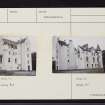 Erchless Castle, NH44SW 2, Ordnance Survey index card, Recto