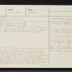 Fodderty, NH45NE 1, Ordnance Survey index card, page number 1, Recto