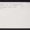 Strathpeffer, Rosslyn Lodge, NH45NE 31, Ordnance Survey index card, Recto