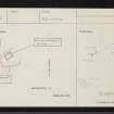 Castle Kitchie, NH52NW 5, Ordnance Survey index card, Recto