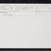 Aldourie, NH53NE 4, Ordnance Survey index card, Recto