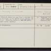 Glen Convinth, NH53NW 6, Ordnance Survey index card, Recto