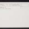 Fanblair, NH53NW 20, Ordnance Survey index card, Recto