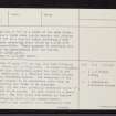 Garbeg, NH53SW 15, Ordnance Survey index card, page number 2, Verso