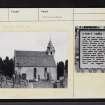Kirkhill, St Mary's Church, NH54NW 4, Ordnance Survey index card, Recto