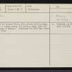 Beauly, NH54NW 6, Ordnance Survey index card, Recto