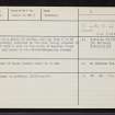 Lentran, NH54SE 6, Ordnance Survey index card, Recto
