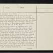 Knock Farril, NH55NW 10, Ordnance Survey index card, page number 3, Recto