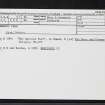 Fodderty Farm, NH55NW 31, Ordnance Survey index card, Recto