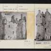 Kilcoy Castle, NH55SE 8, Ordnance Survey index card, Recto
