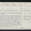 Muir Of Conan, NH55SW 9, Ordnance Survey index card, page number 1, Recto