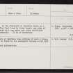 Swordale, NH56NE 3, Ordnance Survey index card, Recto