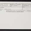 Mountrich, NH56SE 5, Ordnance Survey index card, Recto