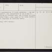 Black Hill 1, NH56SE 10, Ordnance Survey index card, page number 2, Verso