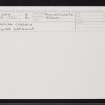 Cnocan Corrach, NH57SW 4, Ordnance Survey index card, Recto