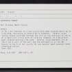 Invershin Forest, NH59NE 39, Ordnance Survey index card, Recto