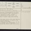 An T-Alltan Gruideach, NH59NW 11, Ordnance Survey index card, page number 1, Recto
