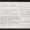 Carn Nan Conach, NH59SE 4, Ordnance Survey index card, Recto