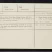 Argay, NH59SE 8, Ordnance Survey index card, Recto