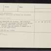 Cnoc Na Griag, NH59SE 9, Ordnance Survey index card, page number 2, Verso