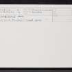 Carbisdale Farm, NH59SE 10, Ordnance Survey index card, Recto