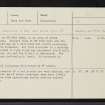 Carbisdale Farm, NH59SE 10, Ordnance Survey index card, Recto
