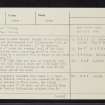 Loch Ruthven, NH62NW 4, Ordnance Survey index card, page number 1, Recto