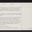 Tom Na H-Iolaire, NH62NW 11, Ordnance Survey index card, page number 2, Verso