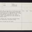 Stac An Eich, NH62NW 17, Ordnance Survey index card, Recto
