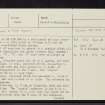 Gask Plantation, NH63NE 7, Ordnance Survey index card, page number 1, Recto