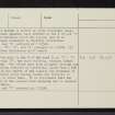 Gask Plantation, NH63NE 7, Ordnance Survey index card, page number 3, Recto