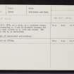 Essich, NH63NE 30, Ordnance Survey index card, Recto