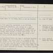 Bona, NH63NW 2, Ordnance Survey index card, page number 1, Recto
