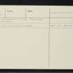 Achvraid, NH63NW 17, Ordnance Survey index card, page number 3, Recto