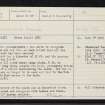 Croftcroy, NH63SE 2, Ordnance Survey index card, Recto